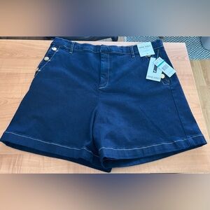 New Nine West jean Shorts woman size 16 denim
